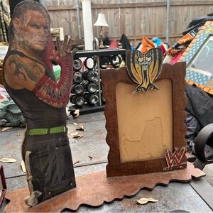 Wrestling Themed Picture Frame with Standee